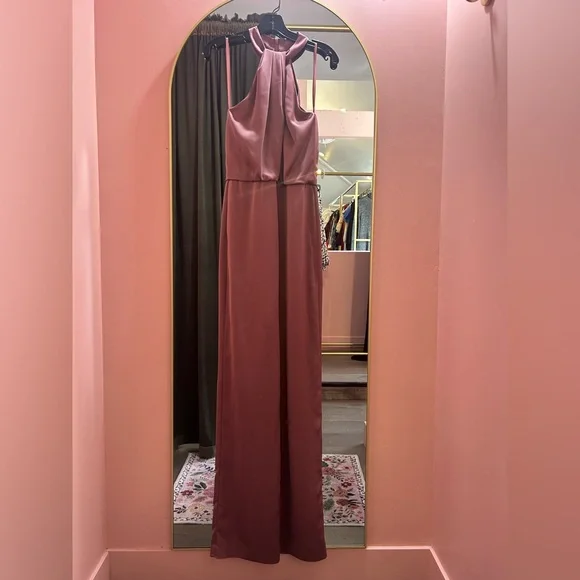 BCBGMaxAzria Dusty Rose Jumpsuit - Picture 2 of 6